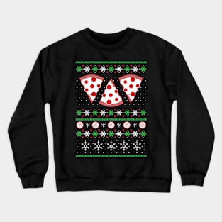 Ugly Christmas Pizza Crewneck Sweatshirt